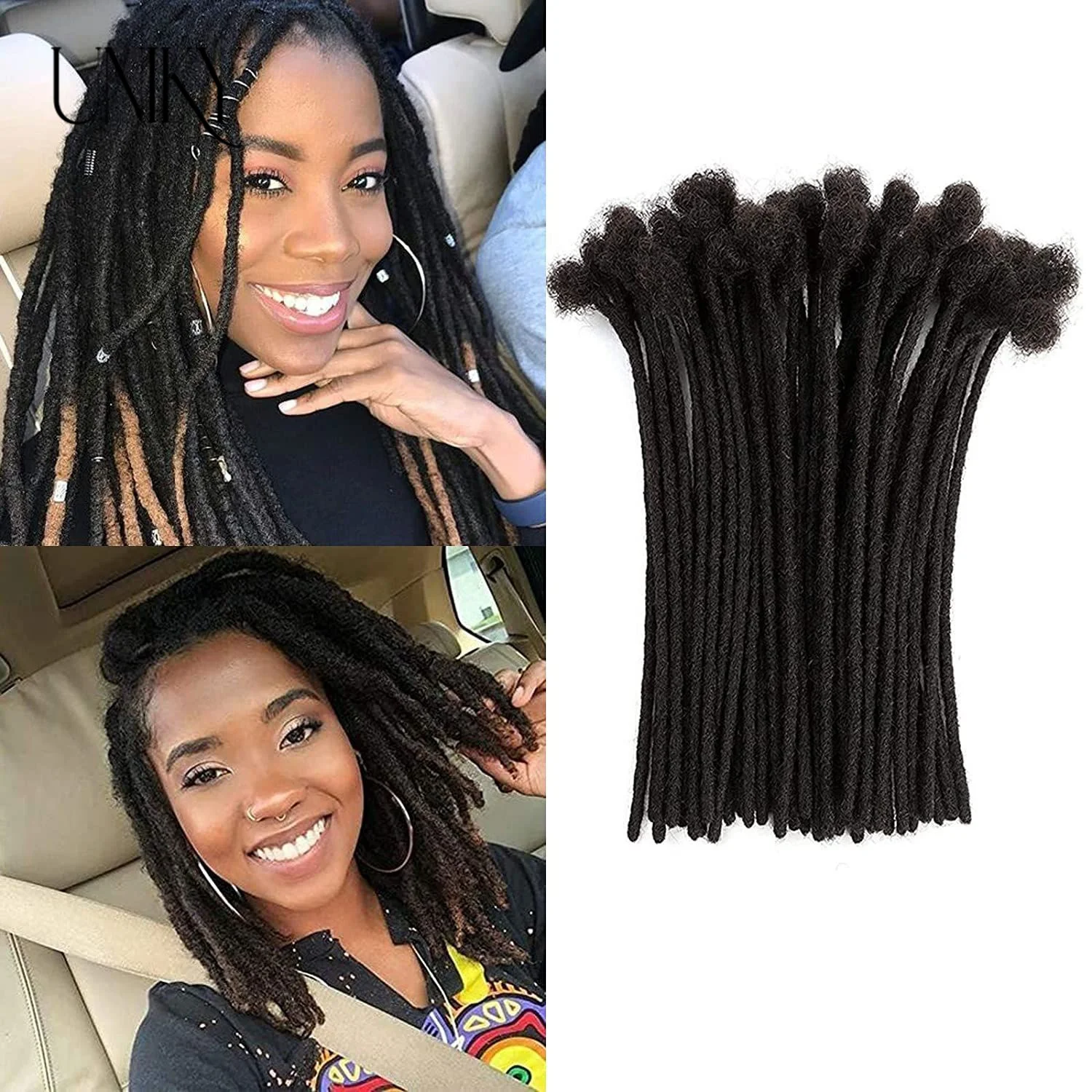 100 human hair dreadlocks extensions Loc Bulk Dread Lock Human Hair Wholesale Crochet Braid Hair Remy Brazilian Locs Afro Kinky