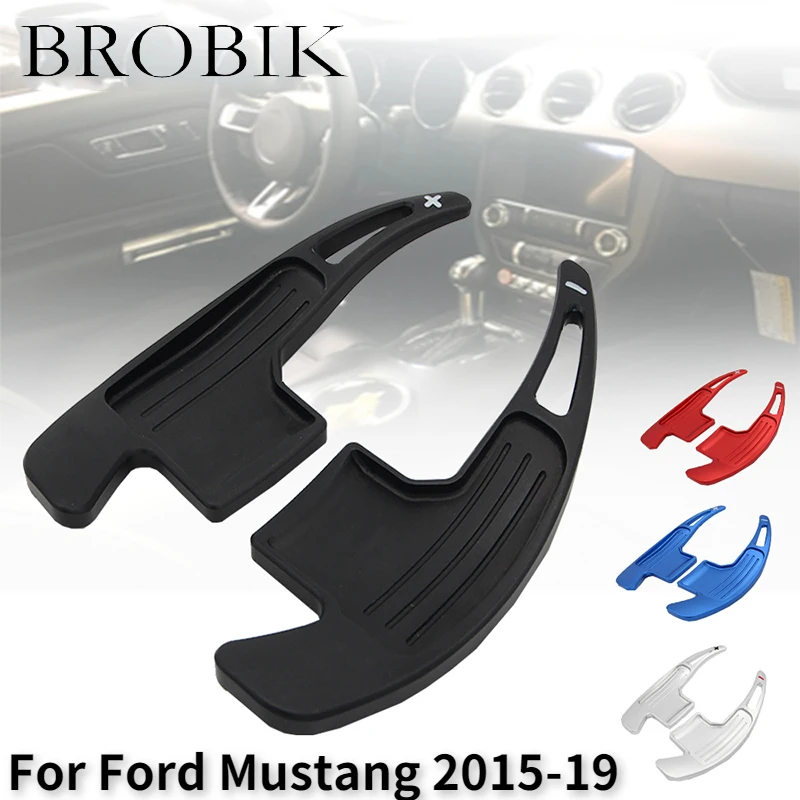 

Алюминиевое автомобильное весло переключения передач на руль для Ford Mustang 2015 2016 2017 2018 2019