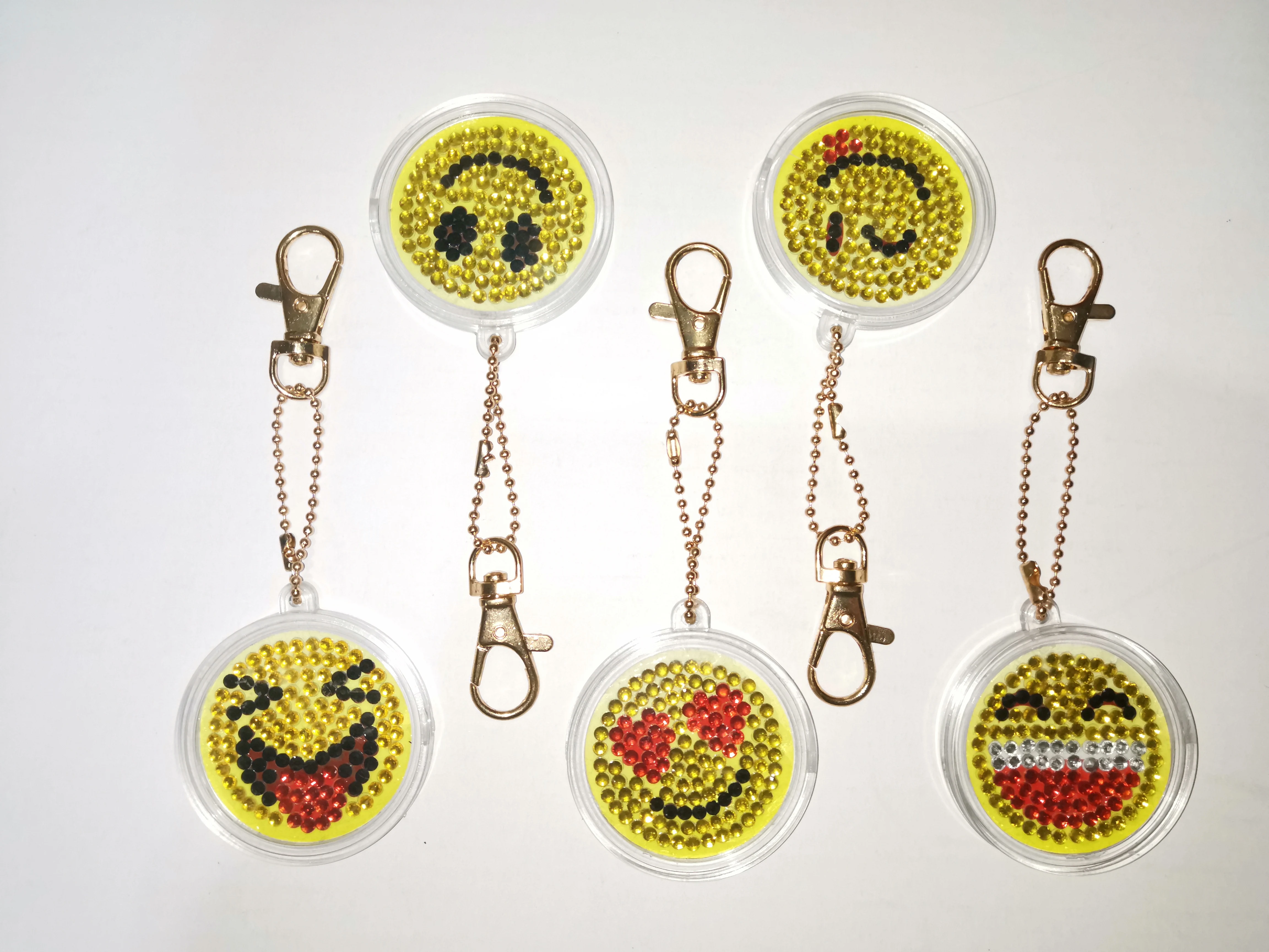 

5pcs/lot DIY Special Shaped Full Drill Diamond Painting Keychain Kits Resin Women Girl Bag Jewelry Handmake Gifts Carft Tool