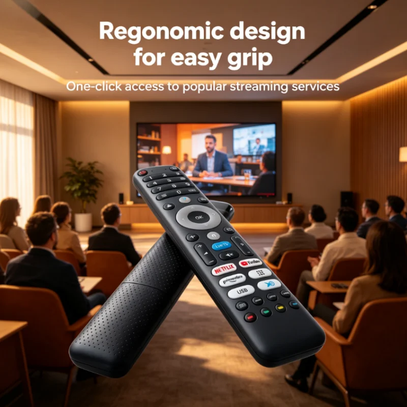 Фото Голосовой пульт дистанционного управления для Smart TV CHiQ L32FM10V U65M10F M55QN9G - улучшенный опыт просмотра, заменяющий оригинальный пульт. №3