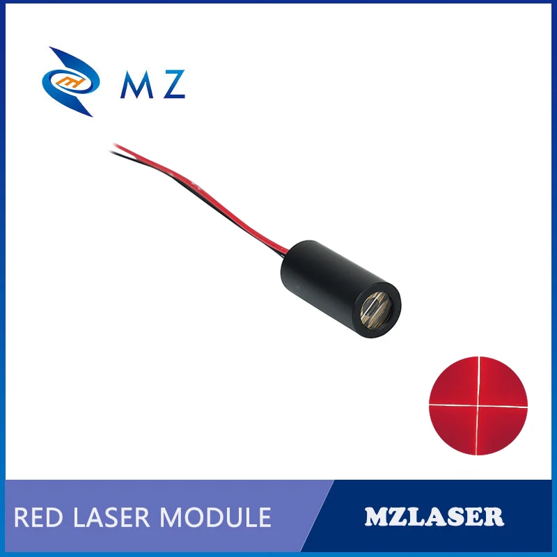 Стандартный лазерный модуль D9 мм 650нм 5 мВт перекрестная красная линия 60 градусов
