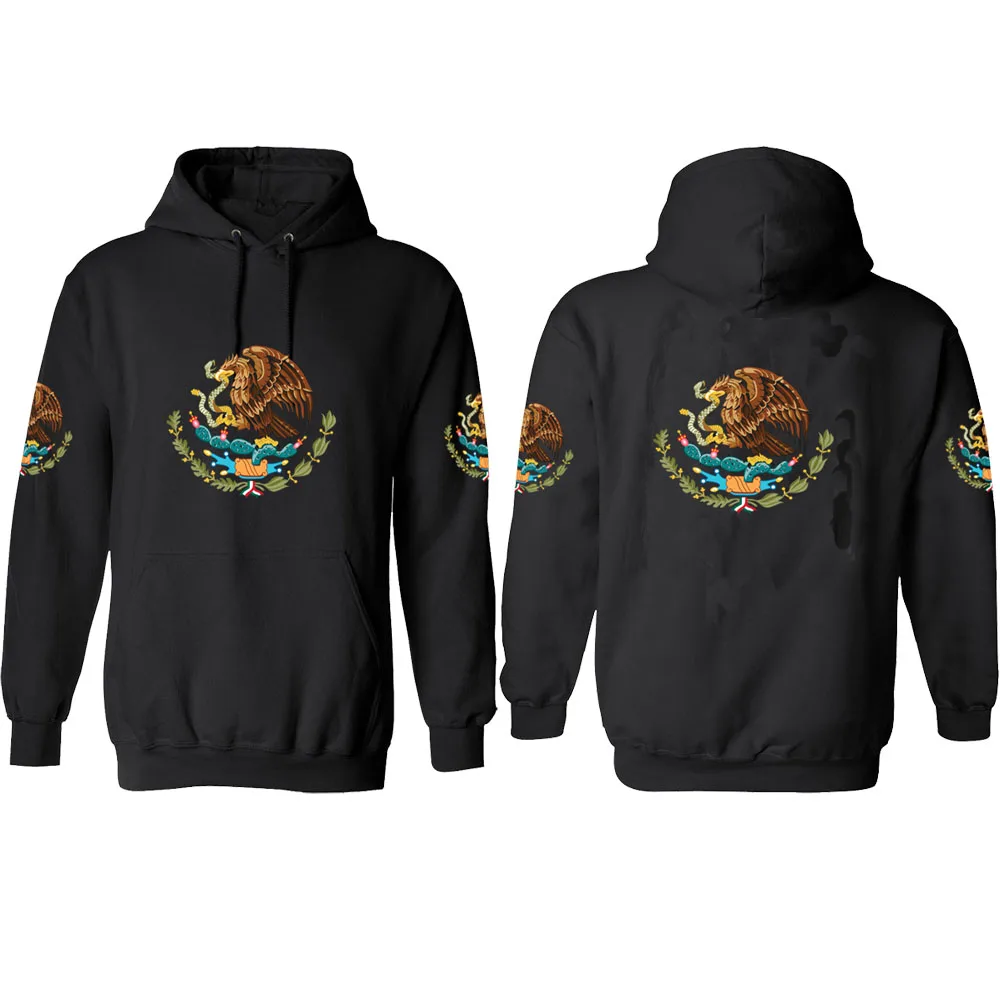 

THE UNITED STATES OF MEXICO Male Pullover Custom Name Number Mex Sweatshirt Nation Flag Mx Spanish Mexican Print Photo Clothing