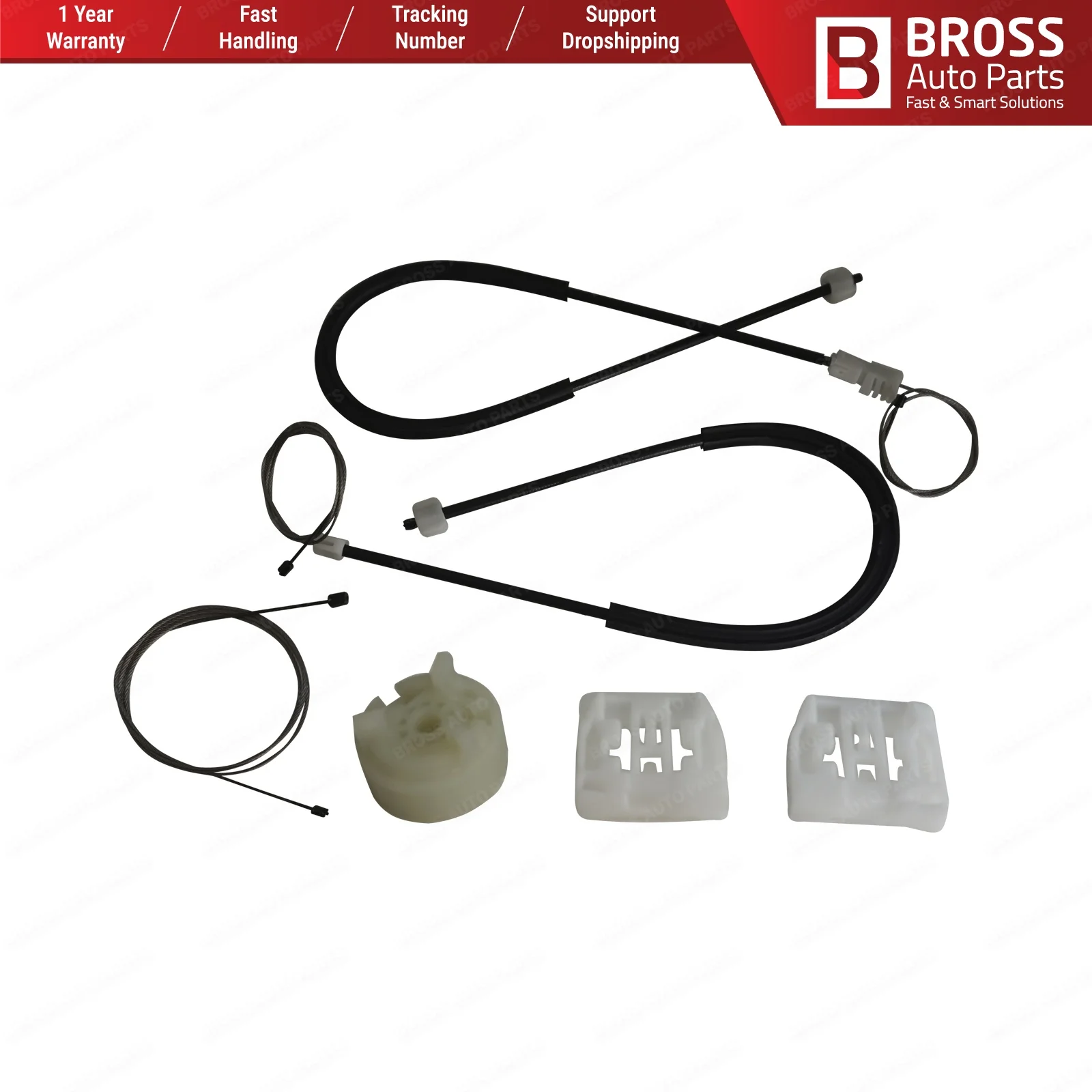 Автозапчасти Bross BWR625 регулятор электростеклоподъемника Ремонтный комплект