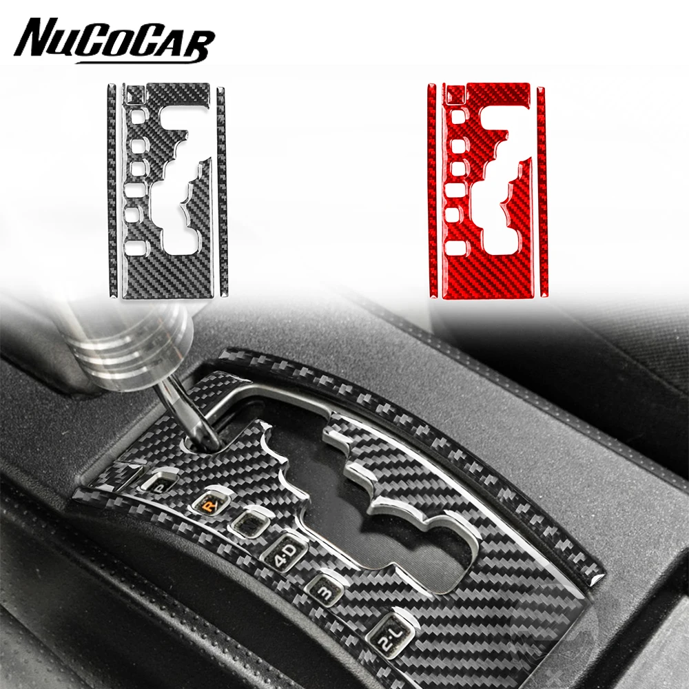 Для Toyota FJ Cruiser 2007-2021 углеродное волокно автоматическая панель переключения