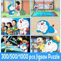 bandai jigsaw puzzle for kids 353005001000 piece japanese animation doraemon cartoon pictures paper puzzle decompress toys
