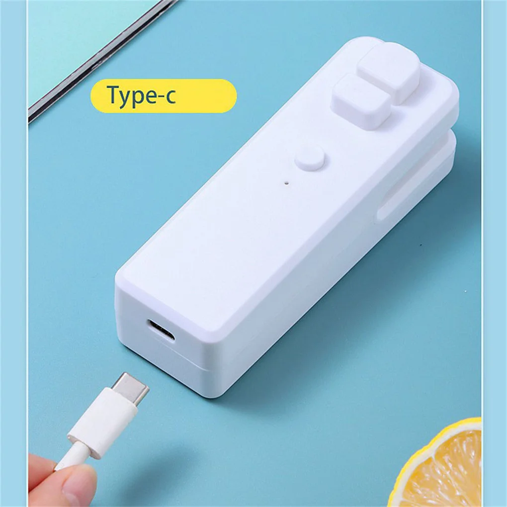 New Portable ABS Electric Heat Plastic Bag Sealing Machine Portable Handheld Battery Powered Kitchen Snack Bread Chips Sealer
