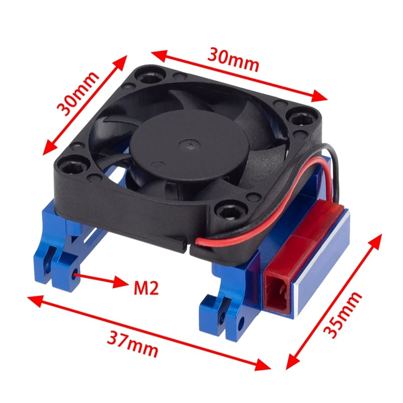 Металлический охлаждающий вентилятор Velineon ESC VXL-3 VXL 3S для Traxxas Bandit нержавеющий