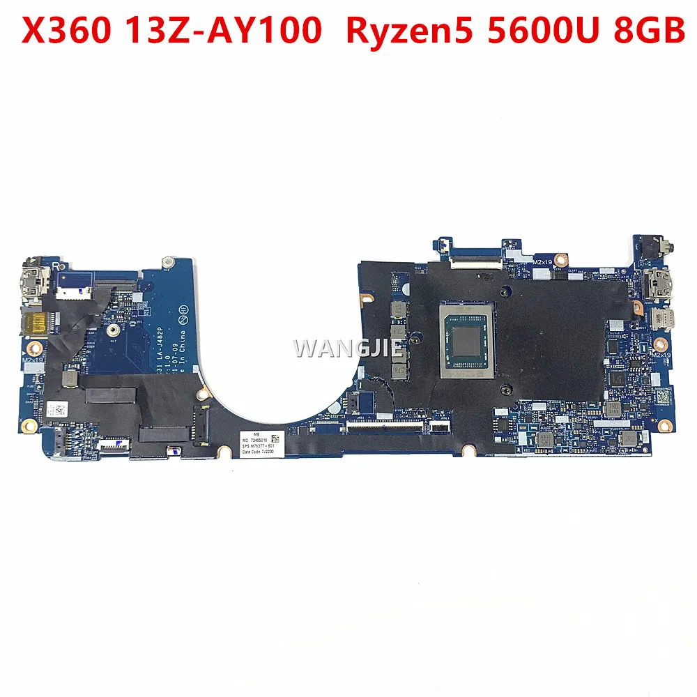 

Материнская плата для HP ENVY X360 13Z-AY100 13-AY M76377-601 HPC31 M76377-001 UMA Ryzen5 5600U 8GB WIN 100%