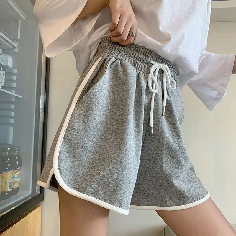 

Wakamono Women's Shorts Cotton Pants 2022 Women's Summer Pants Training Pants Wide Leg Hot Pants Jogging Women Pants Plus Sizes