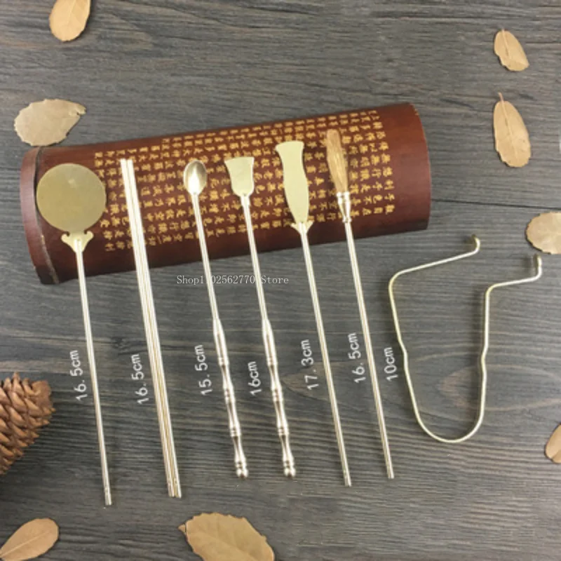 7 наборов чистых искусственных инструментов палочки для еды плоская ложка