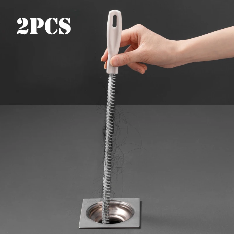 

Long Pipe Dredging Brush Bathroom Drain Cleaning Brush Flexible Hair Sewer Sink Drain Cleaner Clog Plug Bathroom Accessories