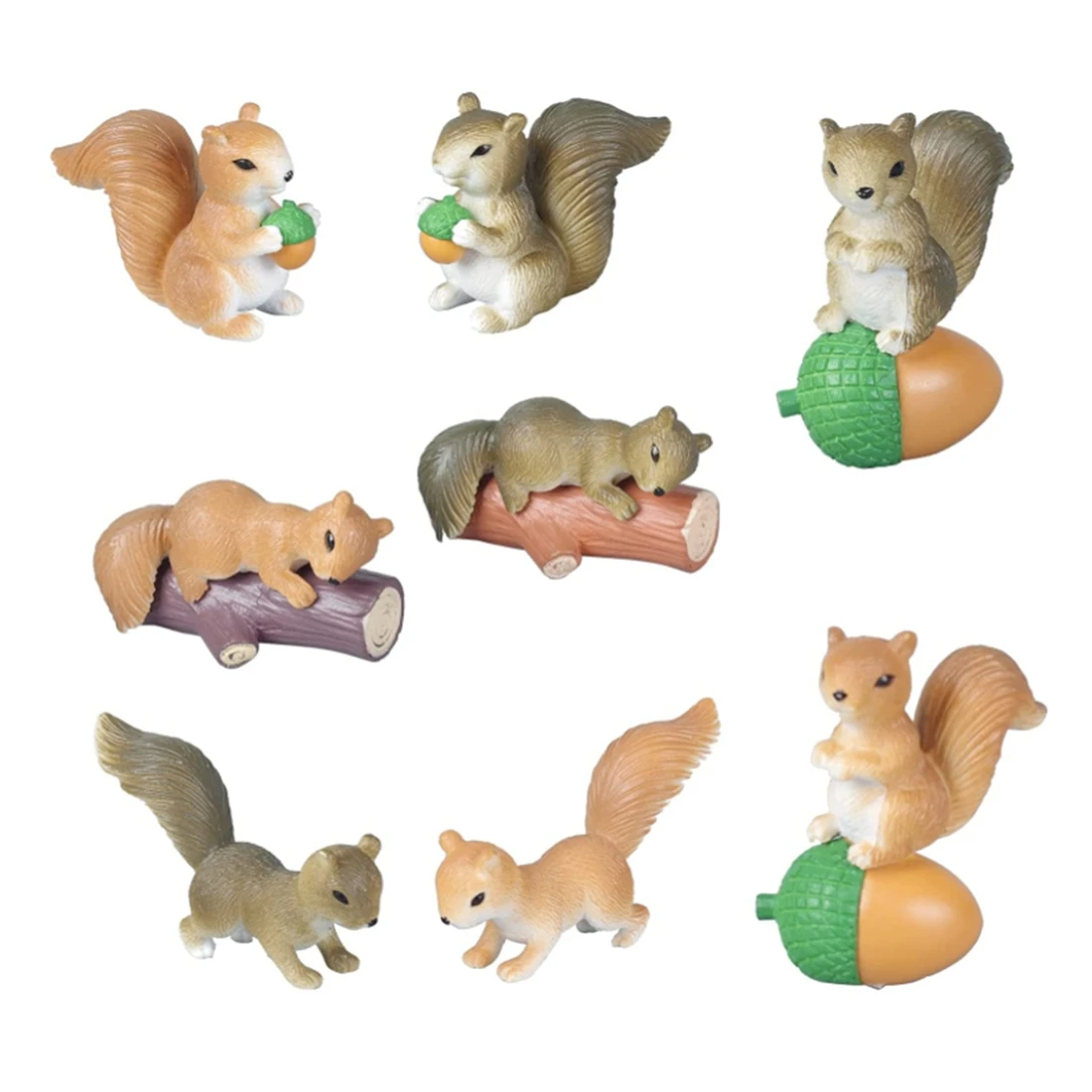 

8 шт., игрушечные фигурки героев мультфильма «БелКА»