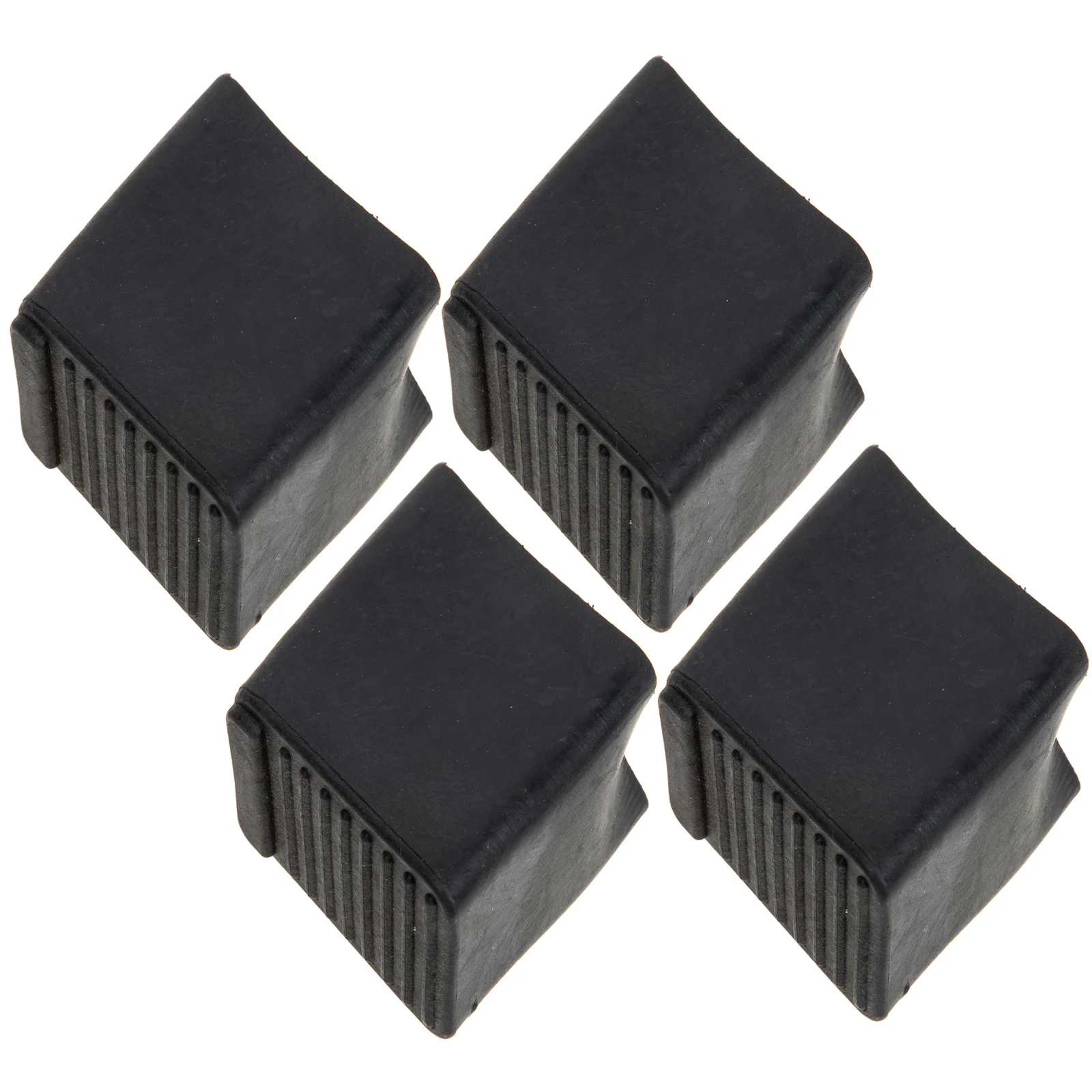 

4 Pcs Ladder Foot Cover Engineering Pads Non- Fittings Fold Outdoor Chairs Telescopic Rubber Non-skid Mat