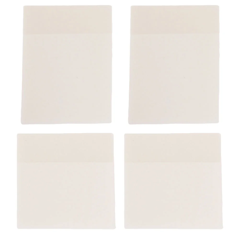 

4Pcs Clear Memo Notes Self-Adhesive Memo Stickers Transparent Note Pads
