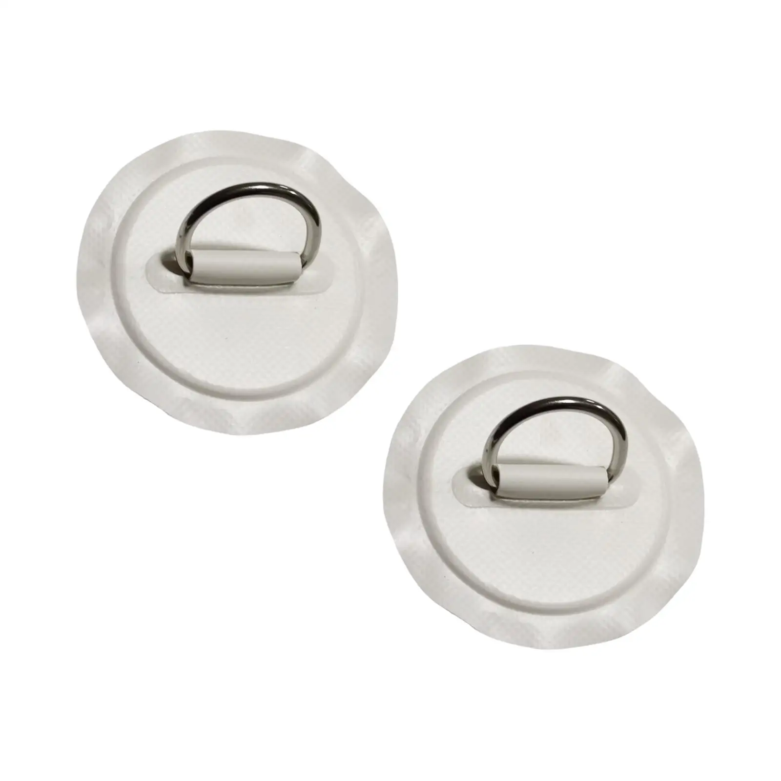 

2Pcs D Ring Pad Lightweight Portable Boat Kayak Hardware 8cm D Rings Patches