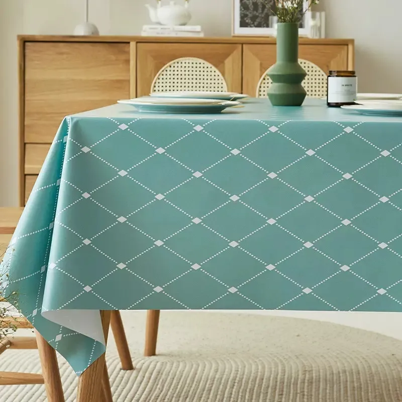 

New Tablecloth PVC Water Proof Anti-scald Coffee Table Cloth