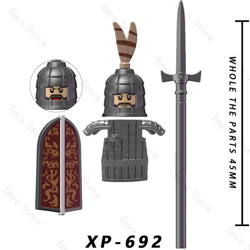 Фигурки козуита династии Хань Империя Древние войны солдаты аксессуары