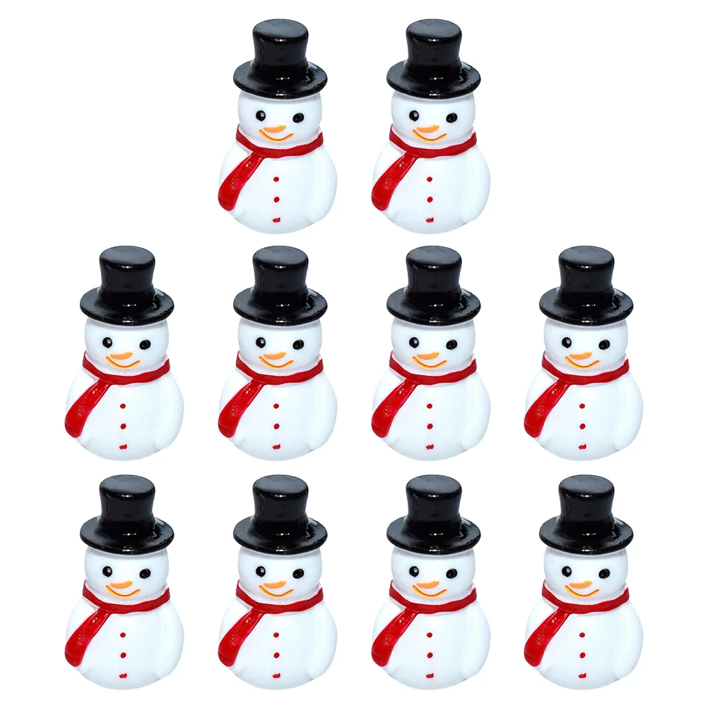 

Small Resin Christmas Decoration Santa Claus Snowman Tree Micro Landscape Model DIY Garden Figurines Home Globe