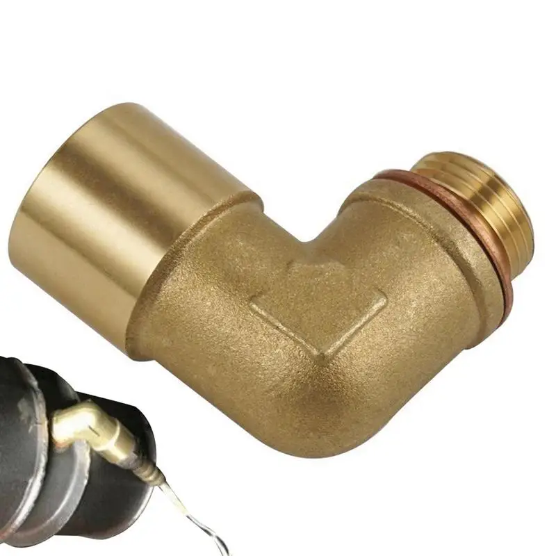 

90 Degree Brass Connector Female Coupling Connector Spacer Extender Tools Commonly Used To Connect Pipes For Air Water Oil