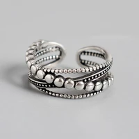 tulx bohemian vintage charm multi layer lines ring for women men retro boho knuckle party rings punk jewelry girls gift