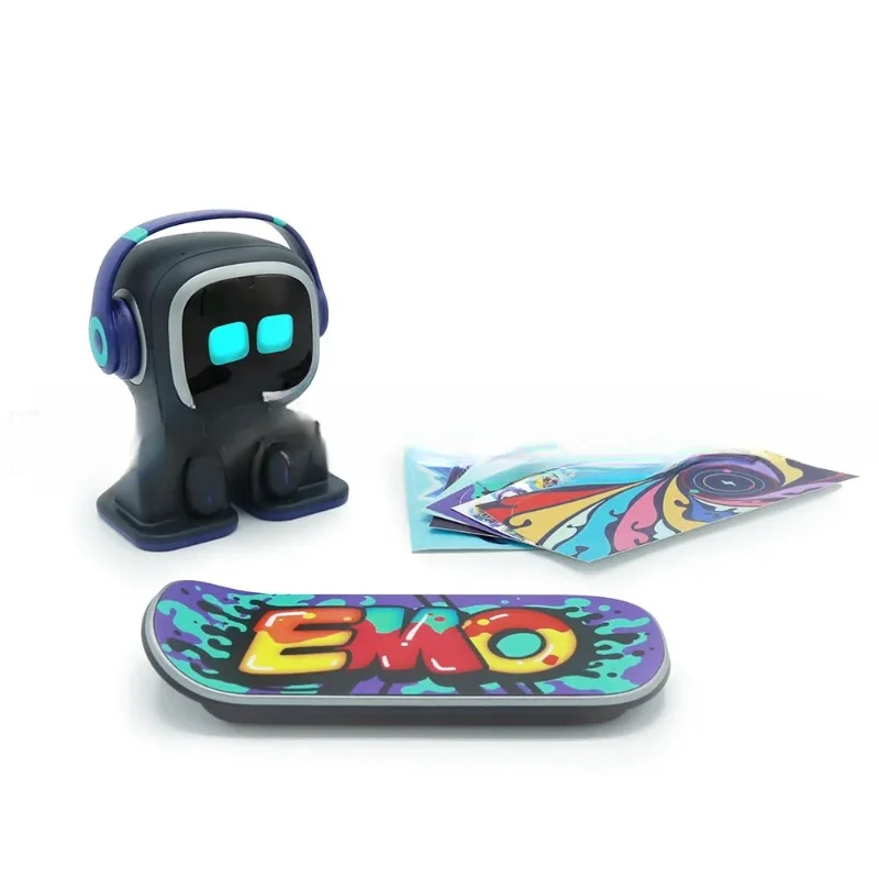 

Vector Same Team Emo Desktop Pet Robot Special Charging Panel Decorative Stickers