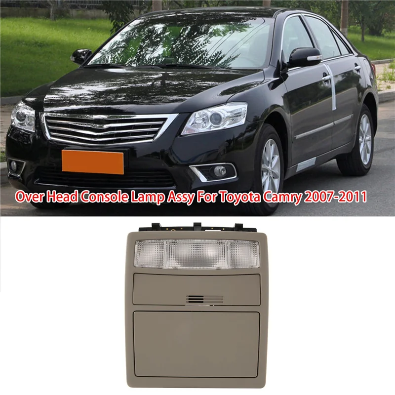 

Переднее чтение автомобиля, Φ для Toyota Camry Land Cruiser Aurion 2007-2011, внутреннее потолочное освещение, в сборе, очки