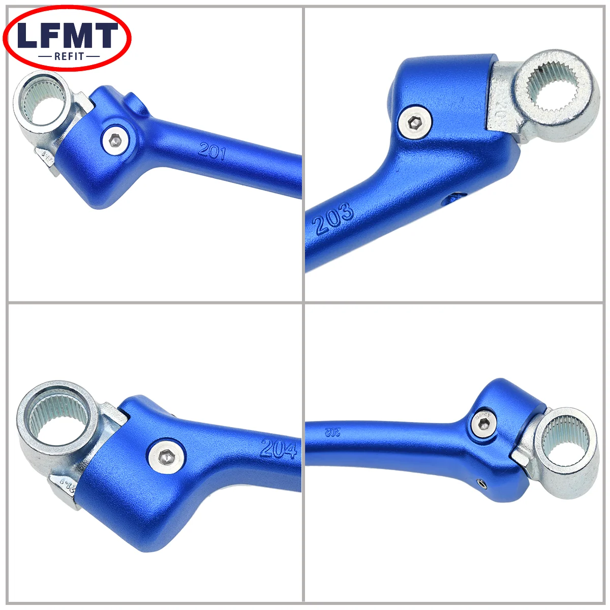 Мотоциклетная кованая педаль стартера с ЧПУ 1986-2023 для Yamaha YZ250 YZ250FX YZ125 YZ250X YZ450FX WR450F