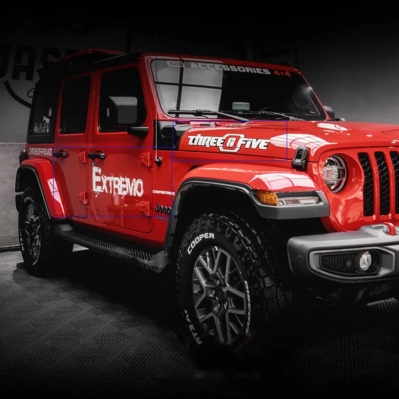 Виниловая наклейка для Jeep Wrangler JK 4 Door 2007-2017 шт. |