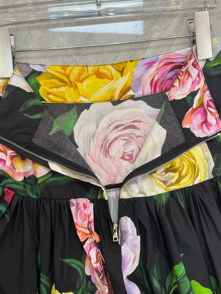 AELESEEN длинная юбка из 100% хлопка сицилийская женская весенне-осенняя модная