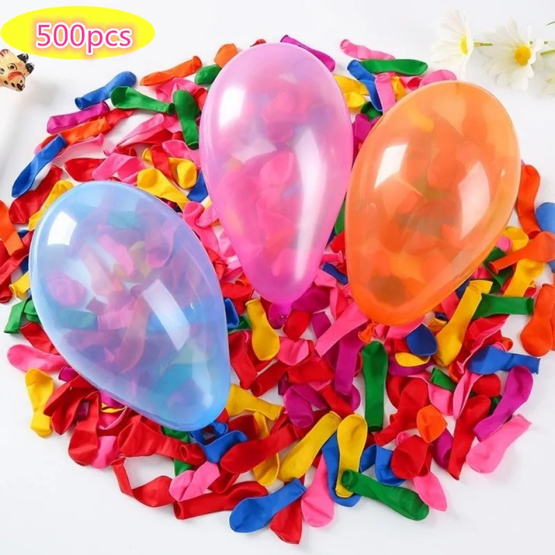 

500pcs Quick Filling Water Ballon Summer Outdoor Party Water War Game Toys Water Bombs Balloons Birthday Party Globo Supplies