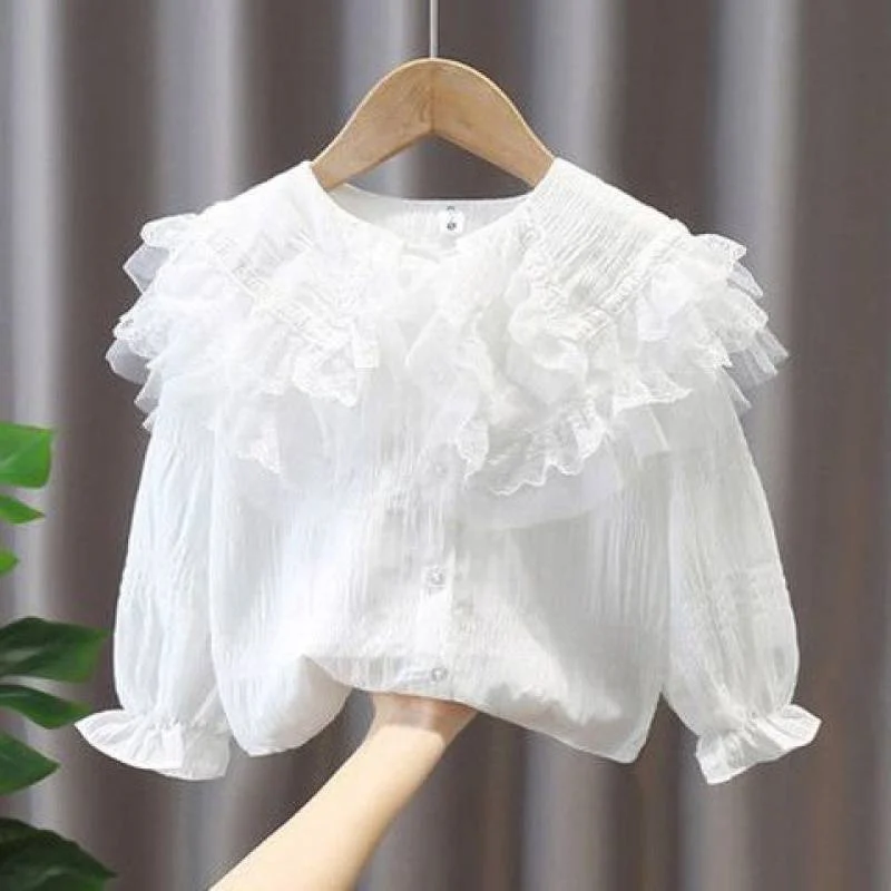

Girls Baby's Coat Blouse Jacket Outwear 2022 Sweet Spring Summer Overcoat Top Cardigan Party Outdoor Beach Children's Clothing