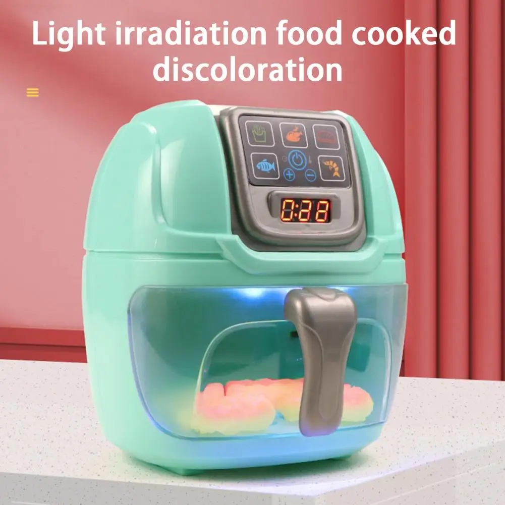 

Игрушки фритюрницы, 1 комплект, многофункциональная фритюрница с дисплеем, имитация кухонной утвари, игрушки для фритюрницы, игрушки для мальчиков