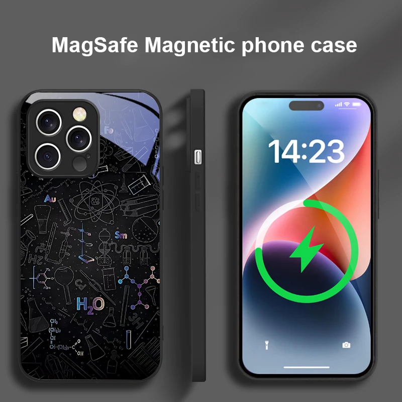 Фото выиграйте быстрого успеха для iPhone 16 15 P ro 14 13 Plus 12 mini 11 Pro Max XR Xs X 7 8 22 16E 16ProMax Стеклянный чехол для телефона Magsafe №4