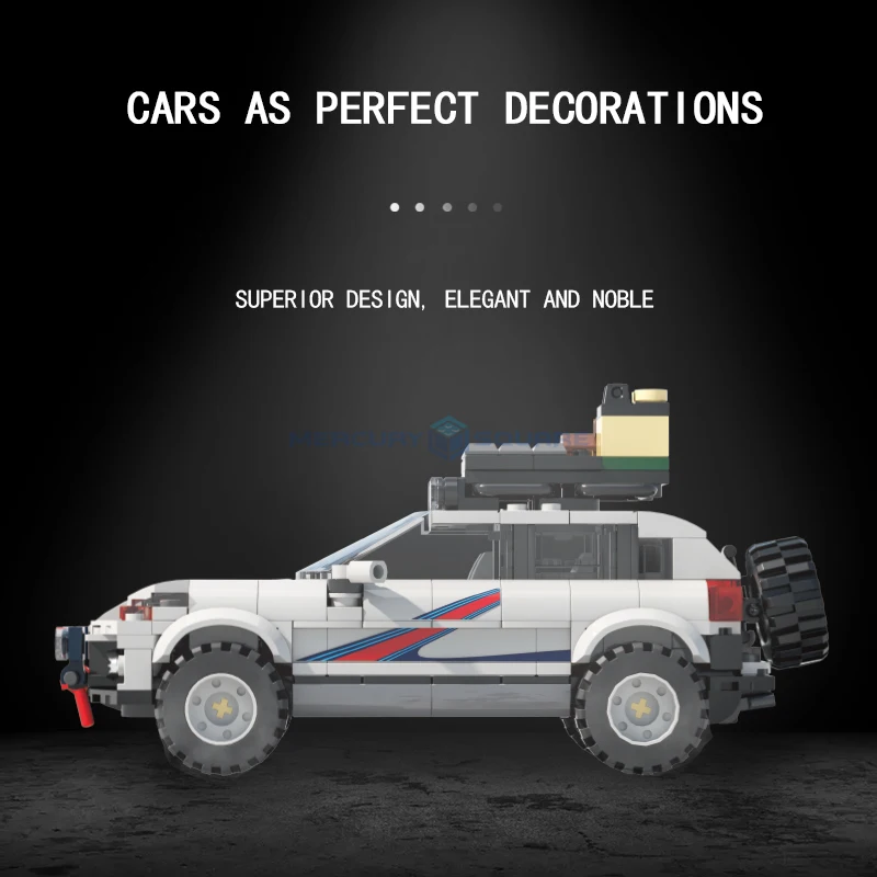 957 Jeep Внедорожник SUV MOC 66012 Строительные блоки Транспортная машина Кирпичи Модель