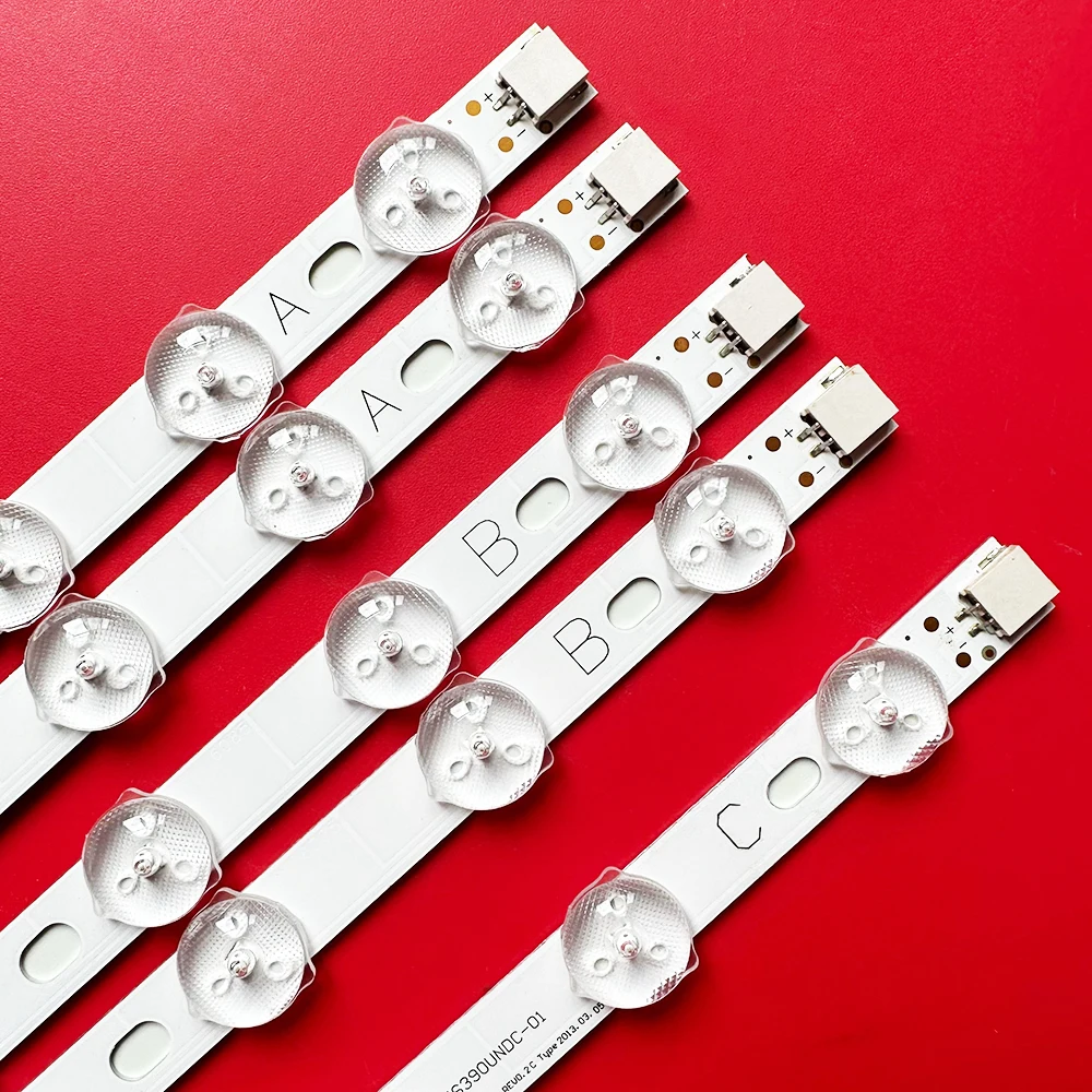 5/35 Шт. Светодиодные Ленты Для Toshiba Ves390undc-01 Ves400unds-01 40l3433dg 40l3453db - 40 &quot39&quot Subtle Lighting