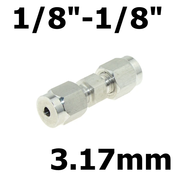 

Фитинги для труб из нержавеющей стали, равные 6 мм, 8 мм, 12 мм, 16 мм, 1/4 дюйма, наружный диаметр 1/2 дюйма, Соединительный фитинг с зажимным кольцом, соединитель SS304