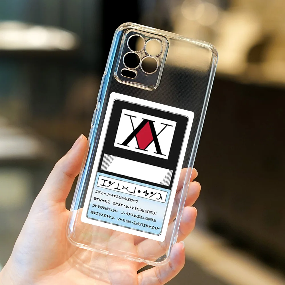 Japan Anime Hunter X Clear чехол для телефона Realme C35 C31 C33 C30 8i 9 Pro Plus 9i GT Neo 3 2 Q3s HXH Cover Funda - купить