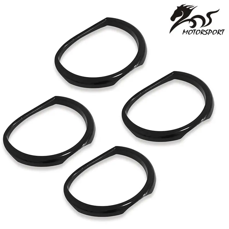 

MSCRP 4pcs Headlight Cover Bezels Trim for 2015-2020 Dodge Challenger BK