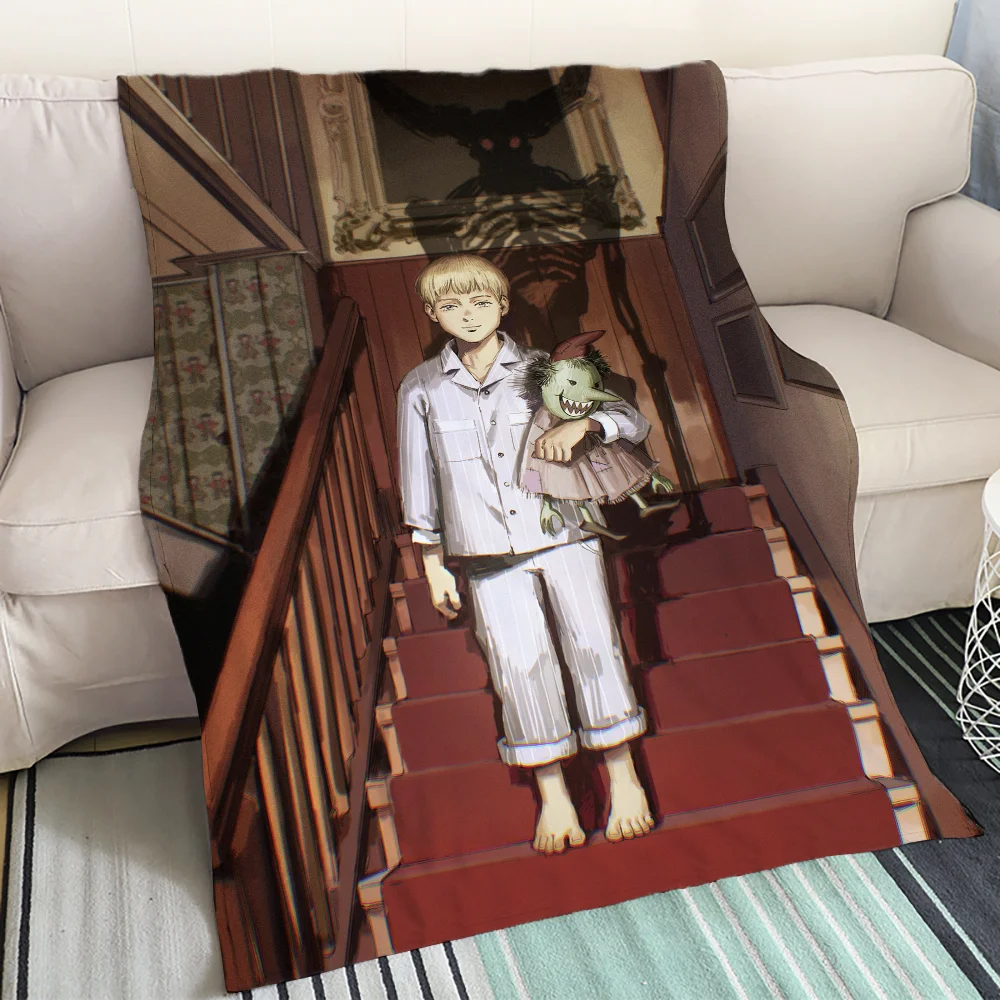 Одеяло с героями мультфильмов тонкое декоративное одеяло в стиле аниме