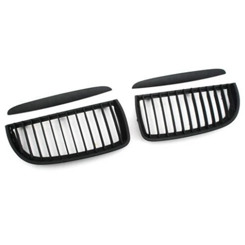 

Car Matte Black Front Hood Kidney Grill Mesh Sport Racing Grills For BMW 3 Series E90 E91 2005-2008