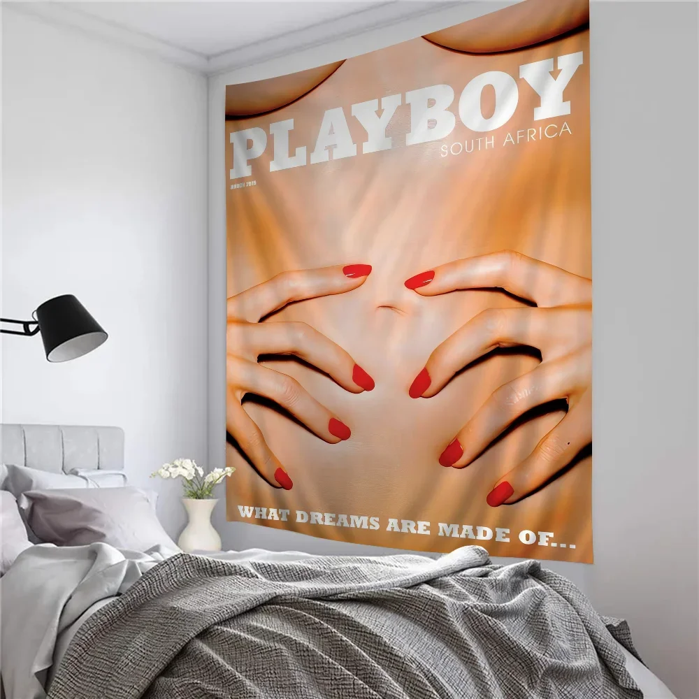 Сексуальный Женский журнал знаменитостей P Плейбой аниме гобелен для гостиной