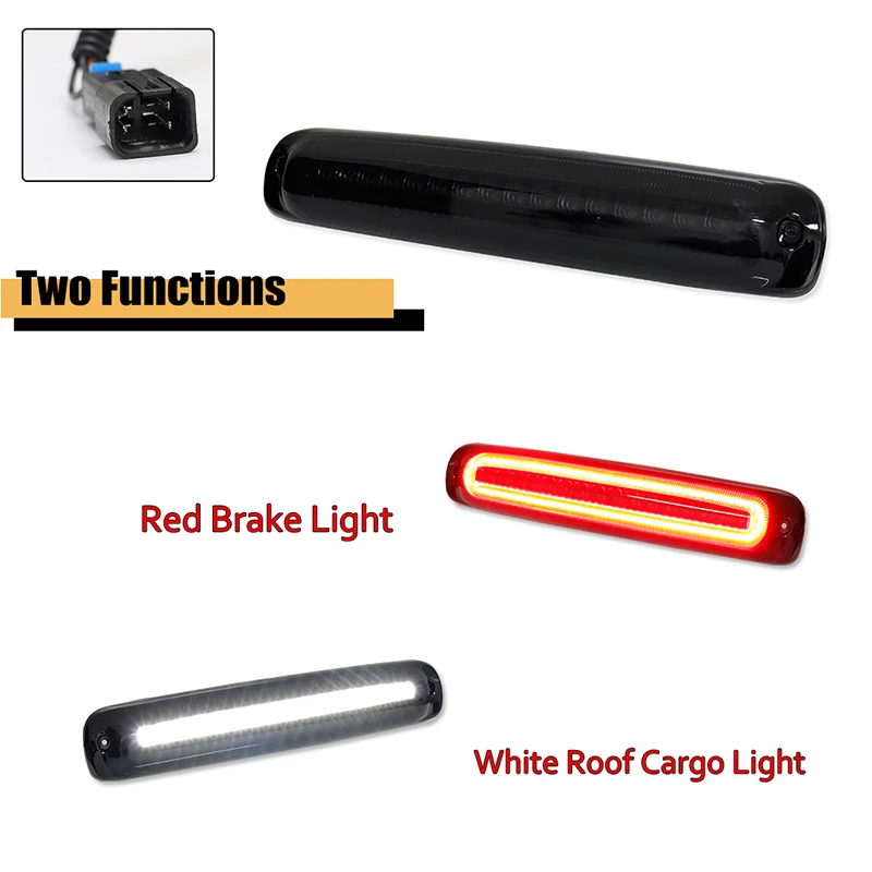 Красный и светодиодный задний фонарь с высоким креплением третьего тормоза