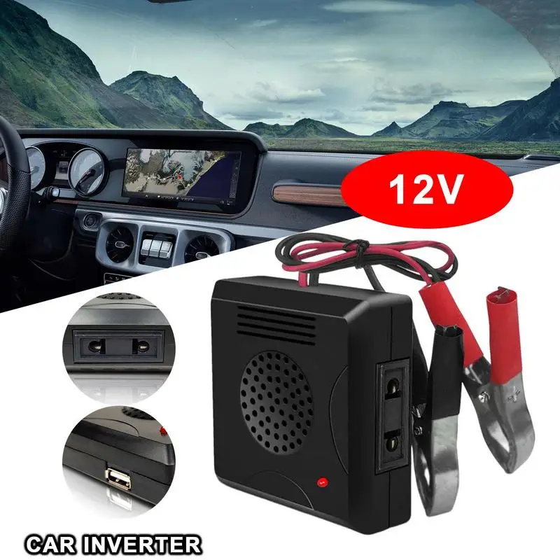 

180W DC 12V To AC 220V Pure Sine Wave Solar Inverter Power Car USB Mobile Phone Charging Inverters Converte Frequency Converter