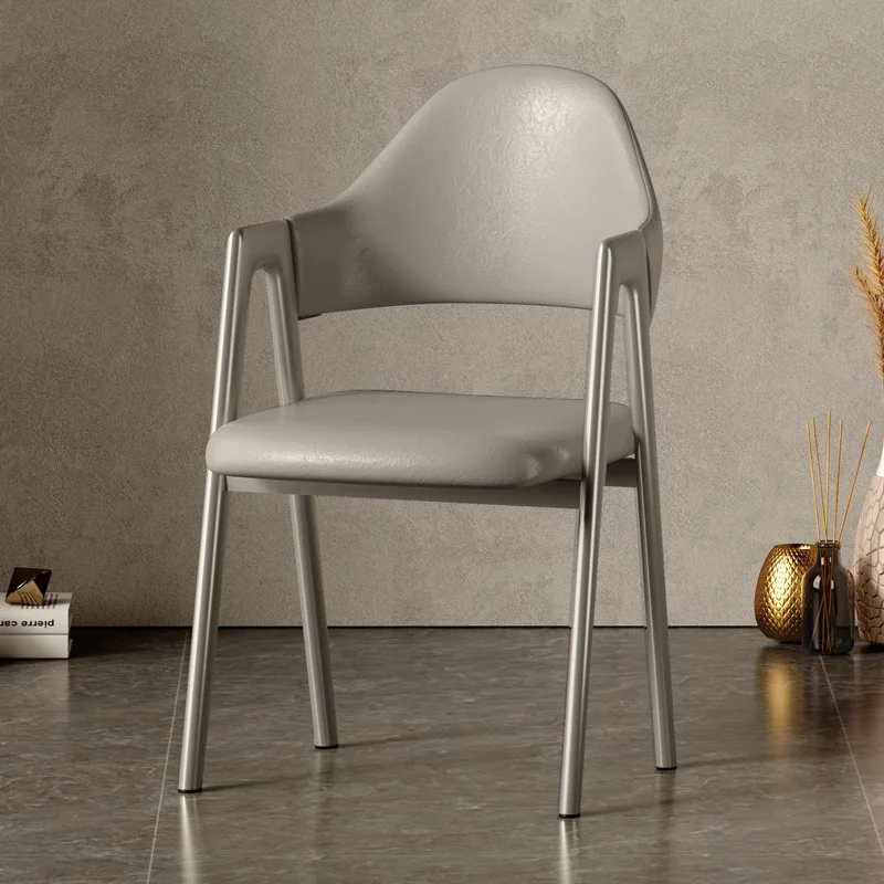 

Modern Gold Dining Chairs Beautiful Luxury Replica Designer Chair Leather Ergonomic Cadeiras De Jantar House Accessories
