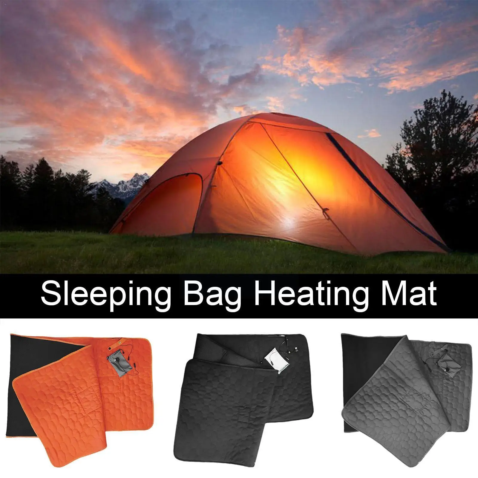 

Outdoor Usb Heating Thermal Sleeping Mat Camping Insulation Sleeping Bag Mattress Cold Mattress Resistant Heated Pad Sleepi I2l8