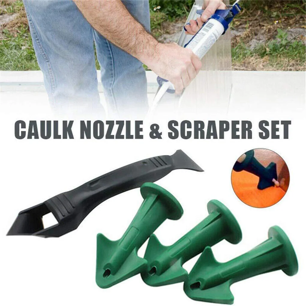 3in1 Silicone Remover Floor Finisher Plastic Sealant Spreader Spatula Scraper Window Kitchen Sink Caulk Removal Tool Set | Дом и сад