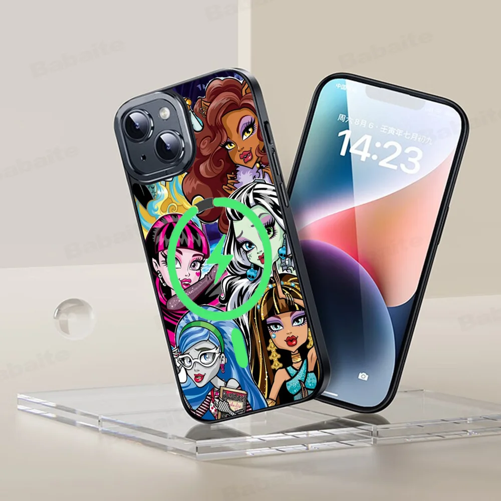 Чехол для телефона M-Monsters H-High с аниме Magesafe магнитный чехол беспроводной зарядкой