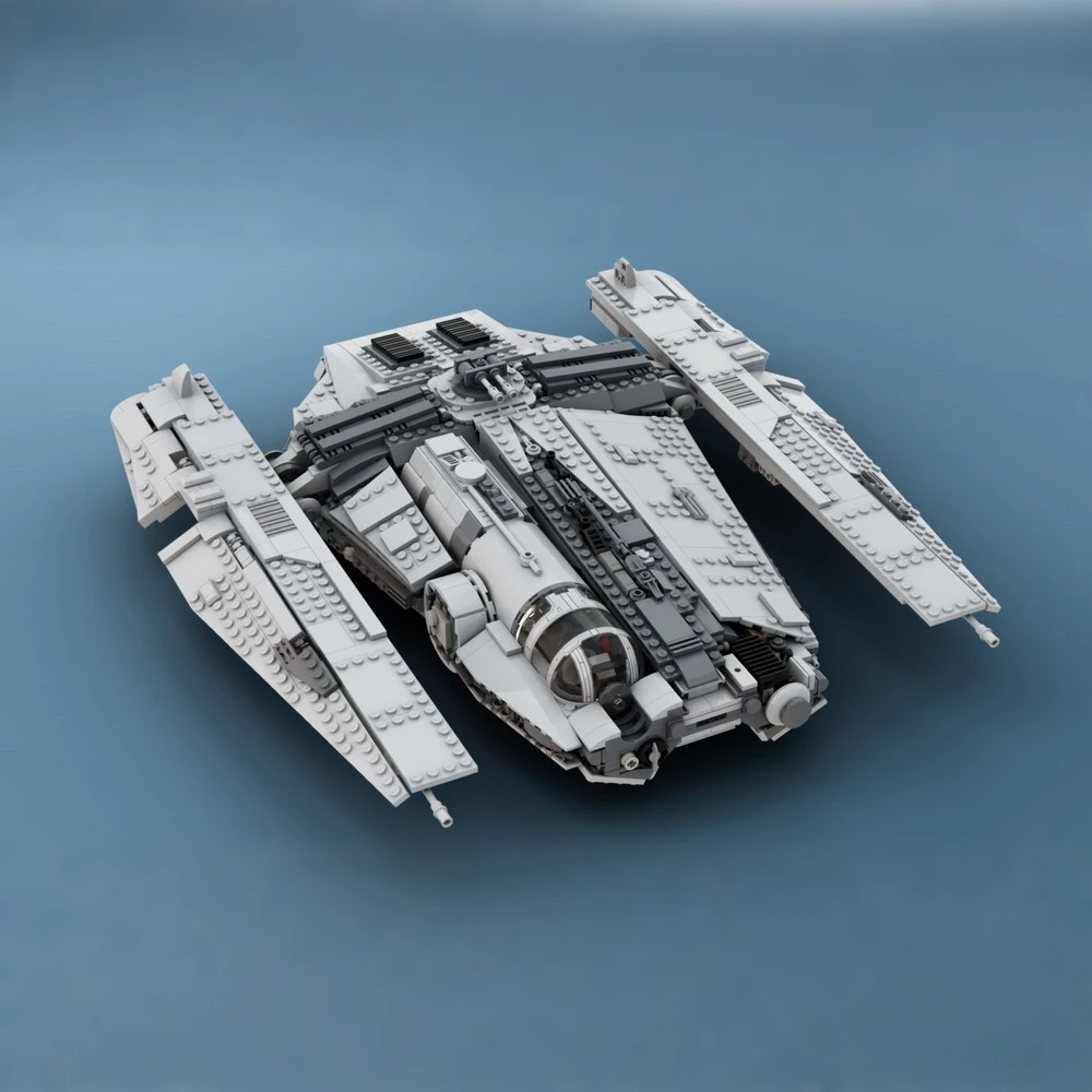 Фото MOC Fondor Haulcraft Научная фантастика Космический корабль Модель Строительные блоки Технология Кирпичи Собранные самолеты Головоломки Игрушки Подарки для детей №1