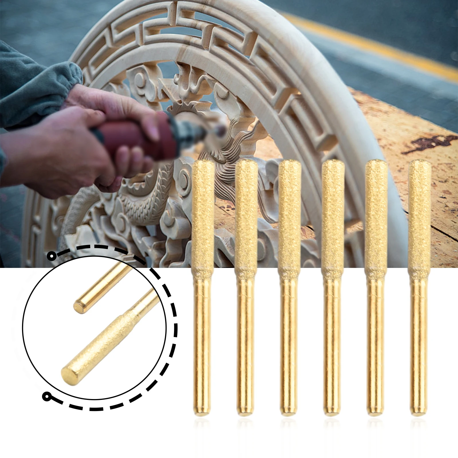 Точилка для бензопилы 4 0 мм/4 8 мм/5 5 мм цепная пила с титановым покрытием наждачные