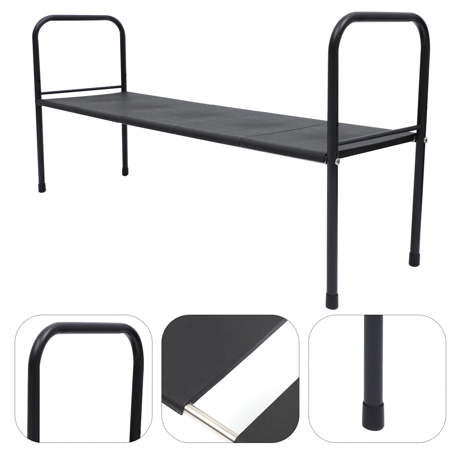 

1 Set of Single Layer Storage Rack Sturdy Storage Holder Telescopic Design Shelf